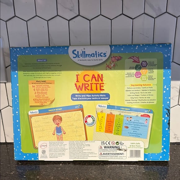 skillmatics -I Can Write Activity Set - Blue, ages 3-6 educational toy - NEW - Picture 3 of 8
